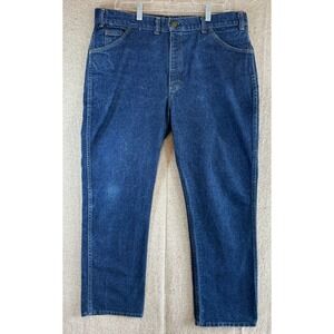 VTG Mens SADDLE KING Denim Blue Jeans Sz 38x30 MADE IN USA